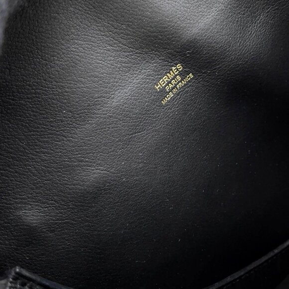HERMES Petite course Epsom Black - Picture 12 of 14